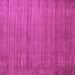 Square Machine Washable Abstract Purple Contemporary Area Rugs, wshcon1919pur