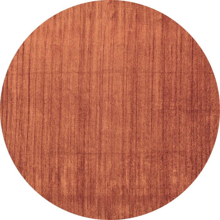 Round Machine Washable Abstract Brown Contemporary Rug, wshcon1919brn