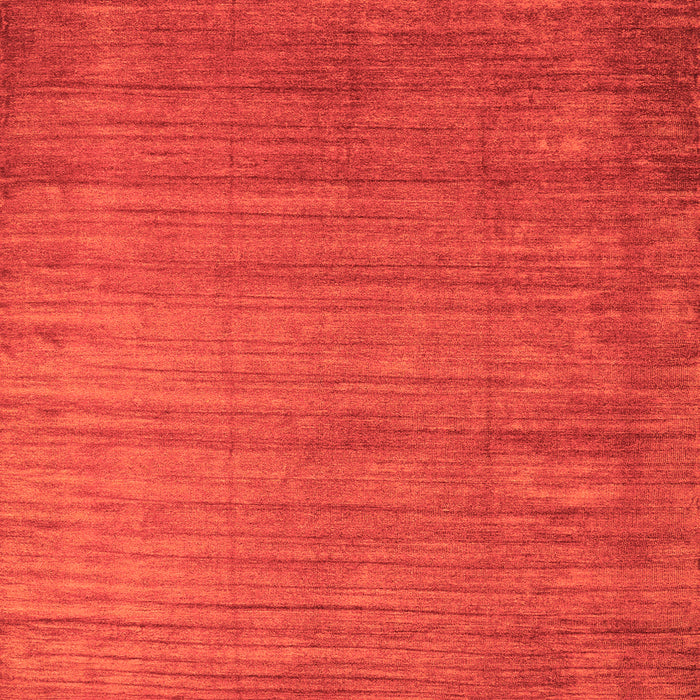 Serging Thickness of Abstract Orange Contemporary Rug, con1919org