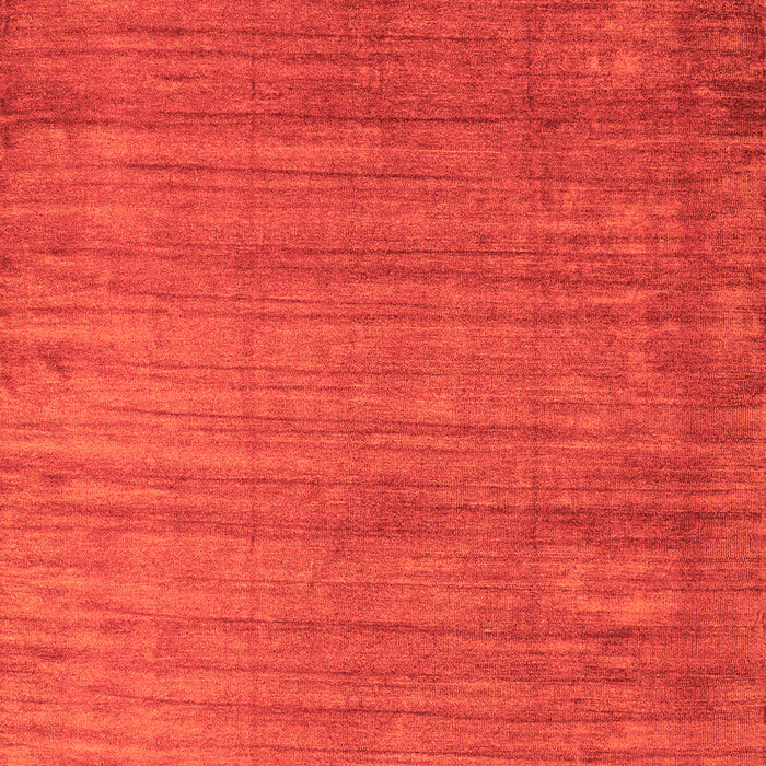 Abstract Orange Contemporary Rug, con1919org