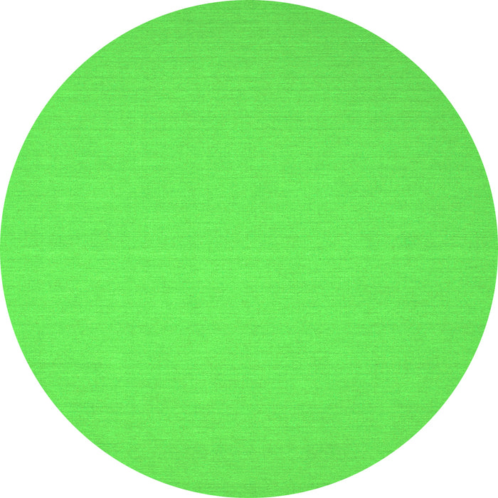 Square Solid Green Modern Rug, con191grn