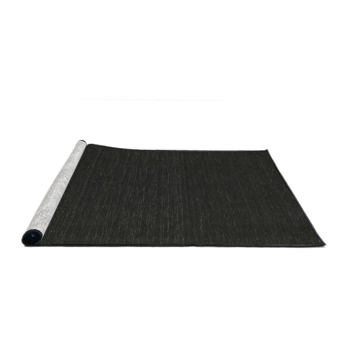 Serging Thickness of Machine Washable Contemporary Midnight Gray Rug, wshcon192