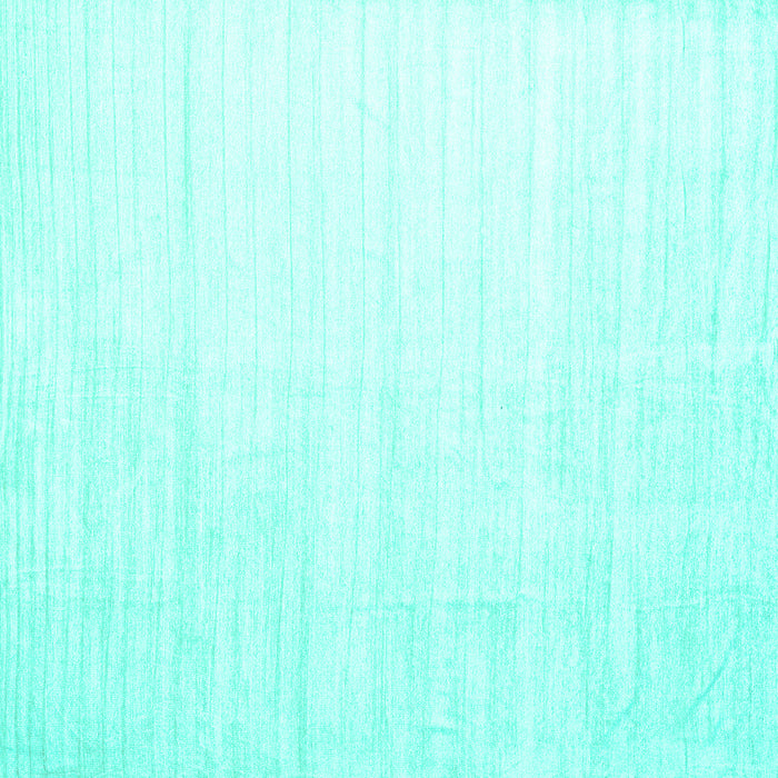 Square Machine Washable Solid Turquoise Modern Area Rugs, wshcon1920turq