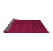 Sideview of Abstract Pink Contemporary Rug, con1921pnk