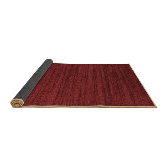 Sideview of Abstract Brown Contemporary Rug, con1921brn