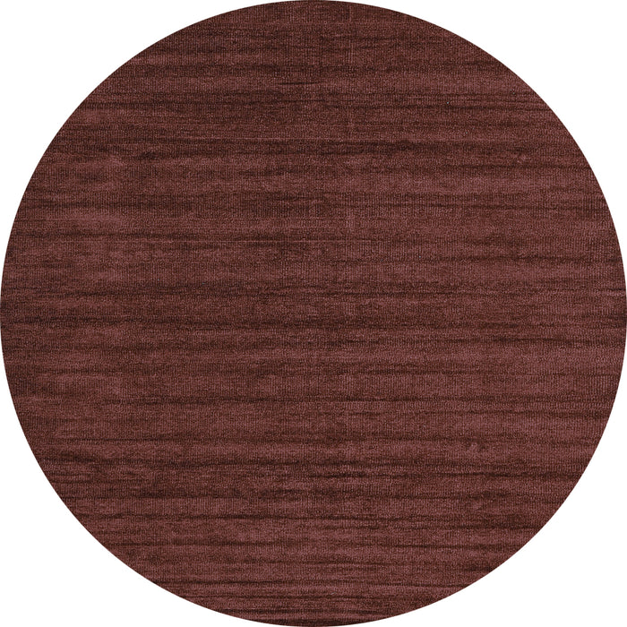 Round Abstract Light Blue Contemporary Rug, con1921lblu