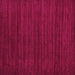 Square Abstract Pink Contemporary Rug, con1921pnk