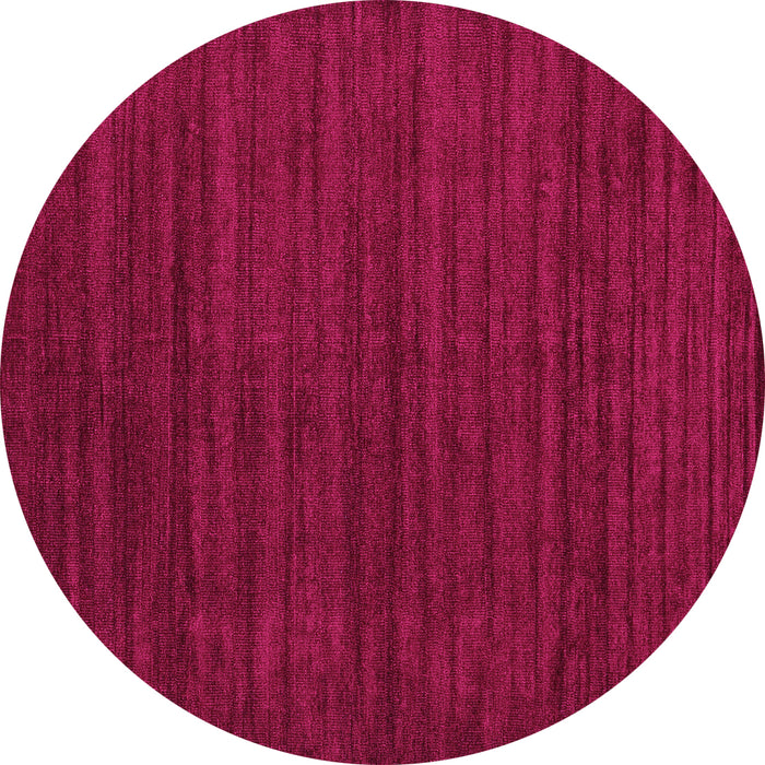 Round Abstract Pink Contemporary Rug, con1921pnk