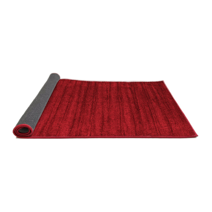 Abstract Red Contemporary Area Rugs