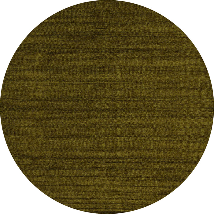 Square Abstract Green Contemporary Rug, con1921grn
