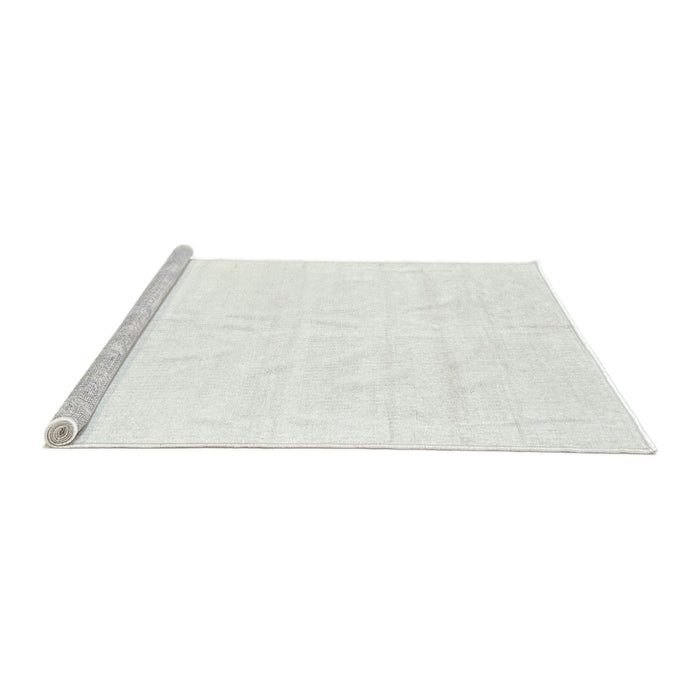 Serging Thickness of Machine Washable Contemporary Pearl White Beige Rug, wshcon1922
