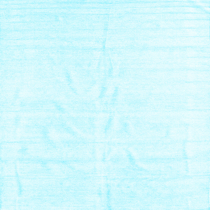 Square Machine Washable Solid Light Blue Modern Rug, wshcon1922lblu