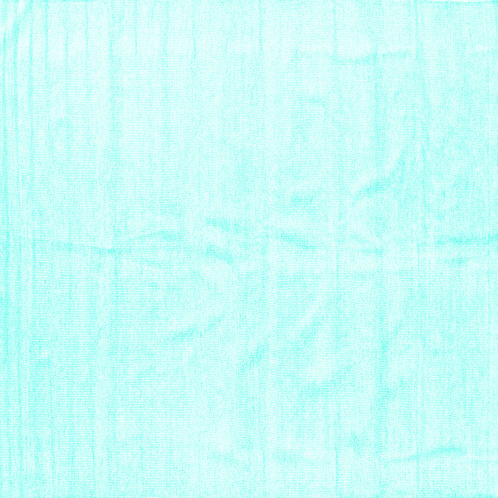 Square Solid Turquoise Modern Rug, con1922turq