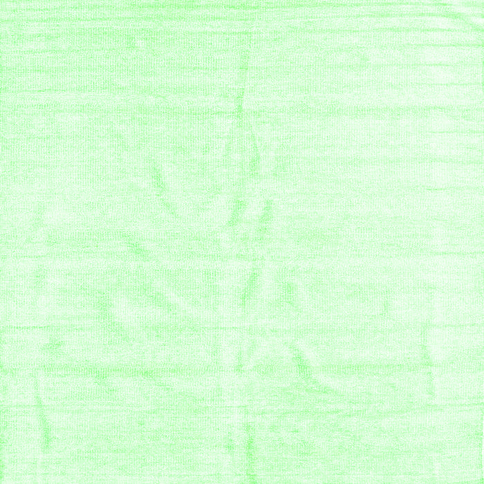 Serging Thickness of Solid Green Modern Rug, con1922grn