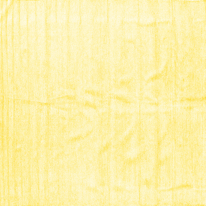 Square Solid Yellow Modern Rug, con1922yw