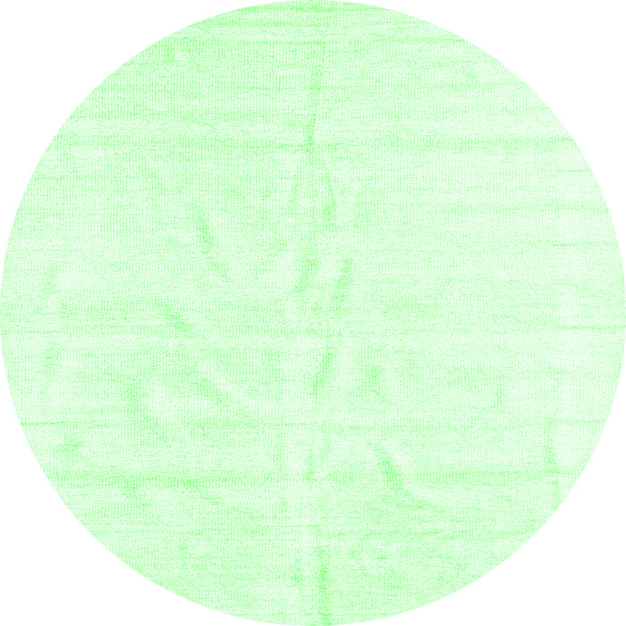 Machine Washable Solid Green Modern Area Rugs, wshcon1922grn