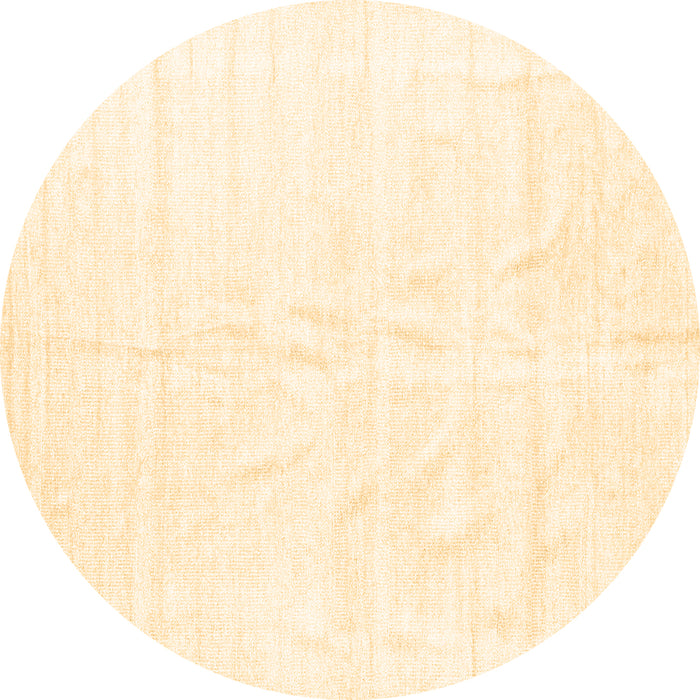Round Machine Washable Solid Brown Modern Rug, wshcon1922brn