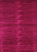 Machine Washable Abstract Pink Contemporary Rug, wshcon1923pnk