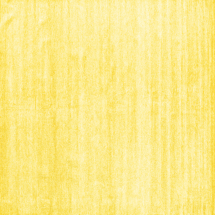 Square Solid Yellow Modern Rug, con1925yw
