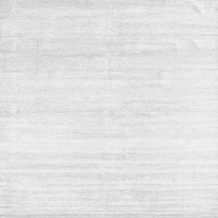 Round Machine Washable Solid Gray Modern Rug, wshcon1925gry