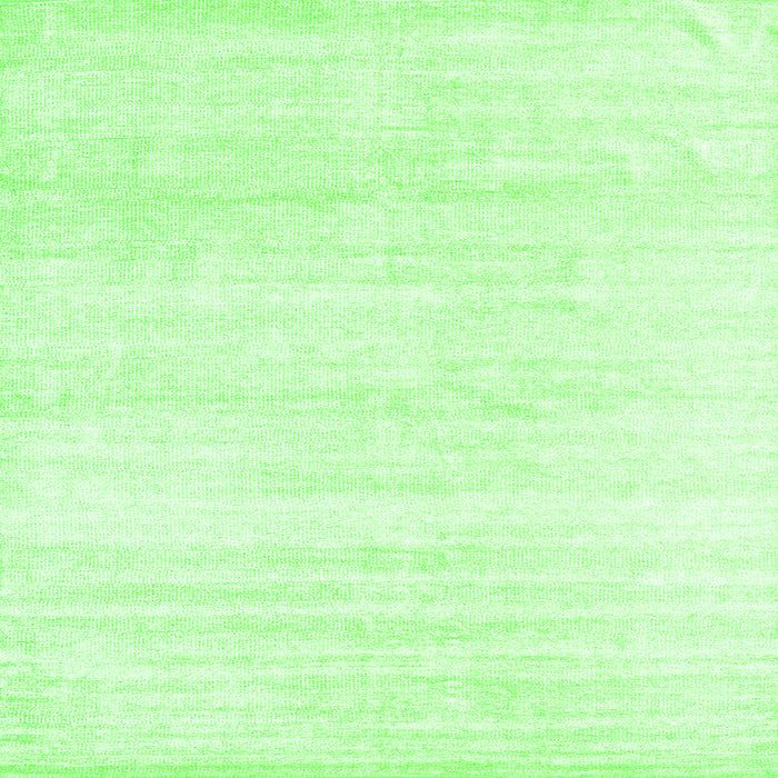 Serging Thickness of Solid Green Modern Rug, con1925grn