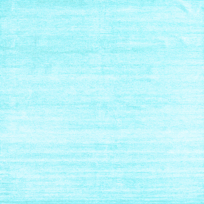 Square Solid Light Blue Modern Rug, con1925lblu