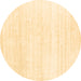 Round Solid Brown Modern Rug, con1925brn