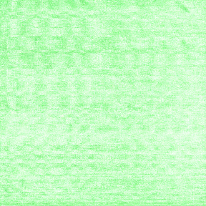 Square Machine Washable Solid Emerald Green Modern Area Rugs, wshcon1925emgrn