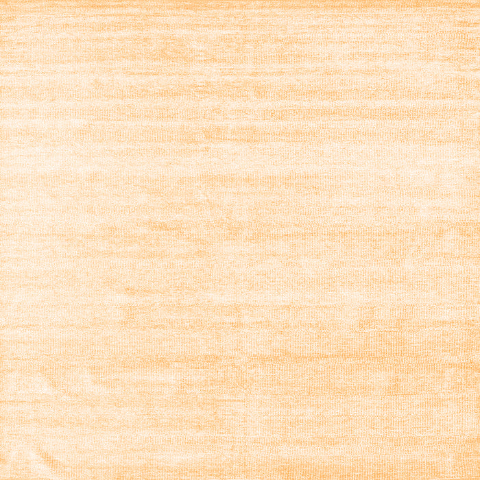 Round Machine Washable Solid Orange Modern Area Rugs, wshcon1925org