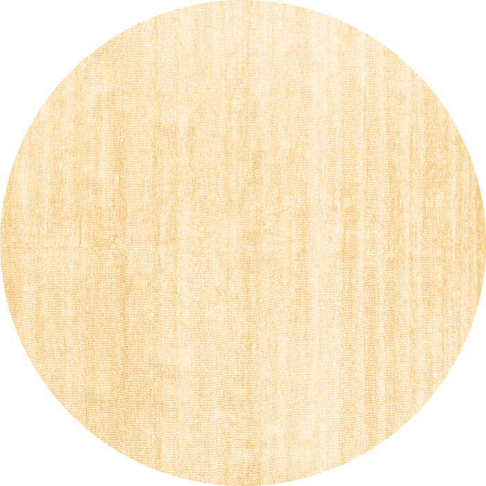 Round Machine Washable Solid Brown Modern Rug, wshcon1925brn