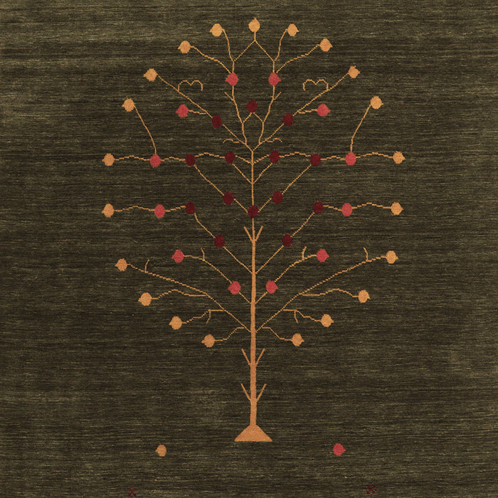 Machine Washable Abstract Brown Contemporary Rug, wshcon1926brn