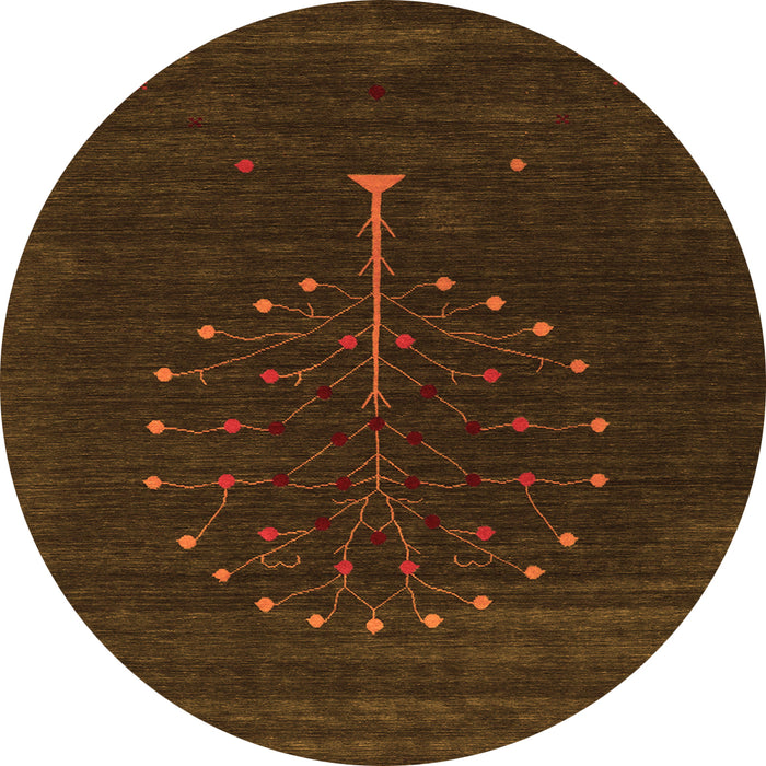 Machine Washable Abstract Orange Contemporary Area Rugs, wshcon1926org