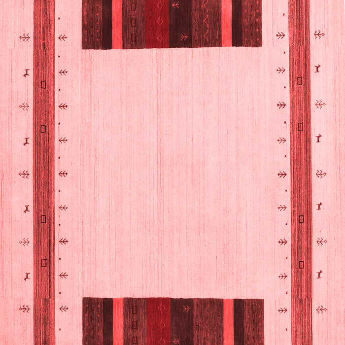 Machine Washable Solid Red Modern Rug, wshcon1928red