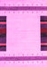 Solid Pink Modern Rug, con1928pnk