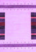 Machine Washable Solid Purple Modern Area Rugs, wshcon1928pur