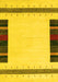 Solid Yellow Modern Rug, con1928yw