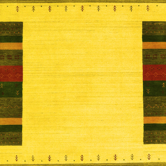 Solid Yellow Modern Rug, con1928yw