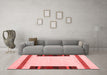 Modern Red Washable Rugs