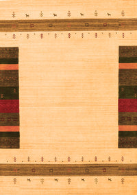 Solid Orange Modern Rug, con1928org