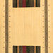 Square Solid Brown Modern Rug, con1928brn