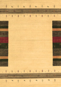 Solid Brown Modern Rug, con1928brn