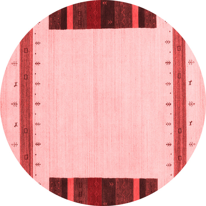 Machine Washable Solid Red Modern Rug, wshcon1928red
