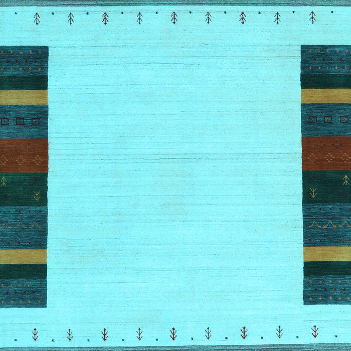 Solid Light Blue Modern Rug, con1928lblu