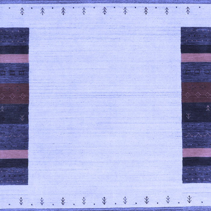 Machine Washable Solid Blue Modern Rug, wshcon1928blu