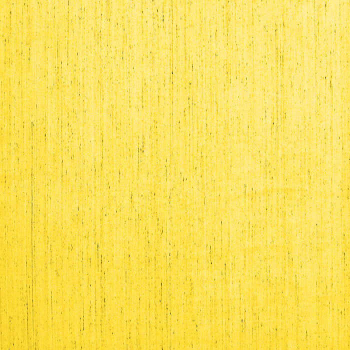 Square Solid Yellow Modern Rug, con1929yw