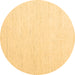 Round Solid Brown Modern Rug, con1929brn