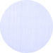 Round Solid Blue Modern Rug, con1930blu