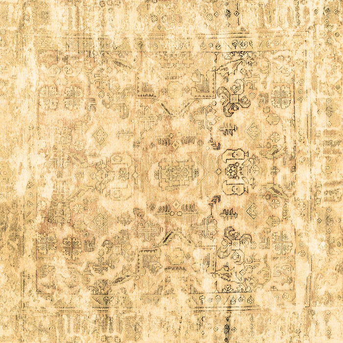 Square Machine Washable Abstract Brown Contemporary Rug, wshcon1932brn