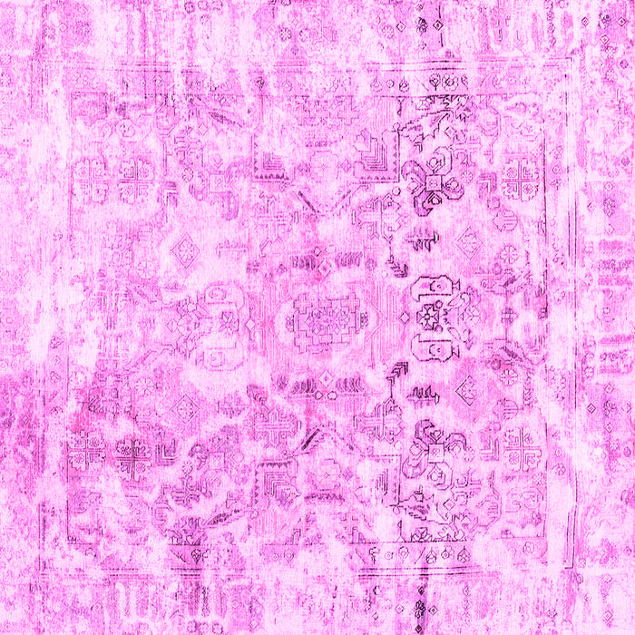 Square Abstract Pink Contemporary Rug, con1932pnk