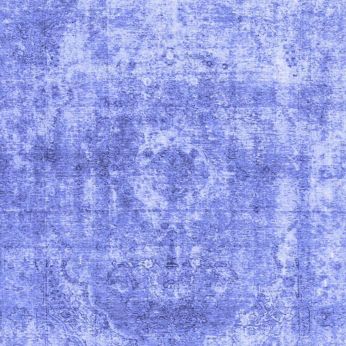 Abstract Blue Contemporary Rug, con1933blu
